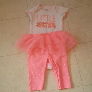 Little sister baby outfit